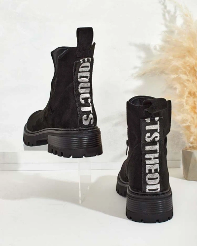 Royalfashion Ženski škornji Gorgie z izrezom