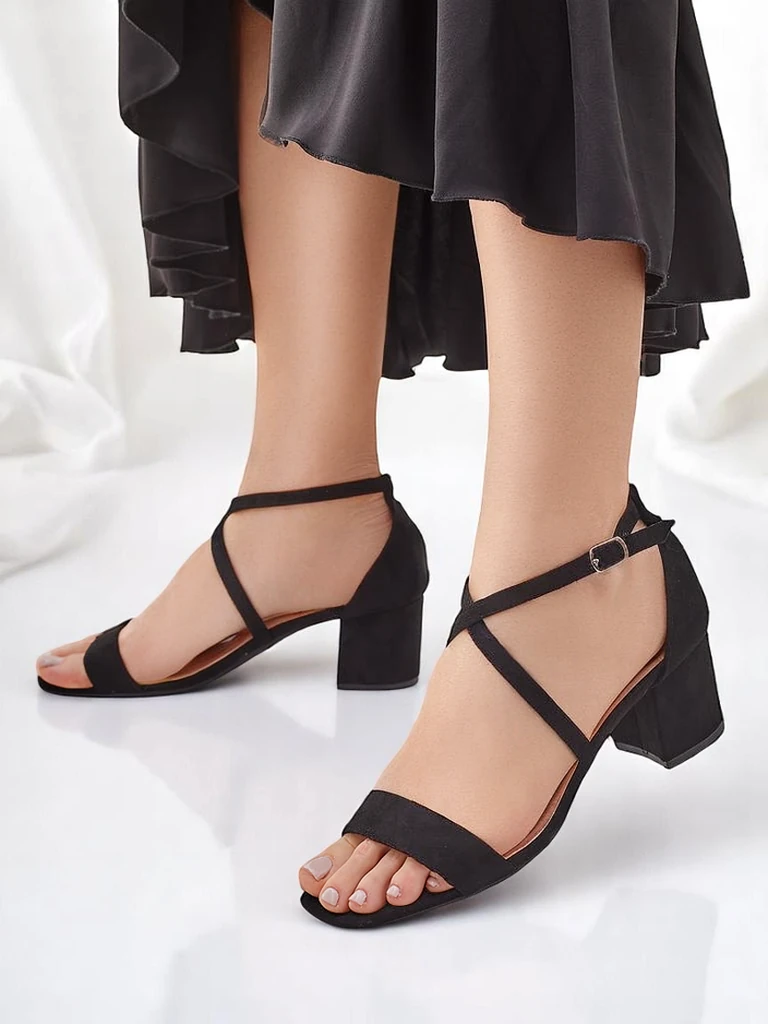 Royalfashion ekološke suede ženske sandale Romates