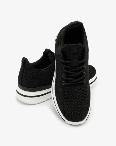 Royalfashion Czarne sportowe buty damskie Losoyta