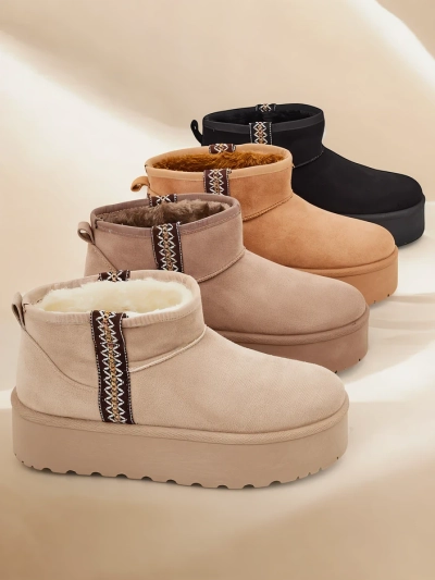 Royalfashion Kratki ženski snežni čevlji Haluzi