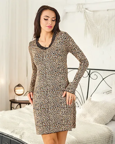 Royalfashion Nightshirt s pantherskim uzorkom