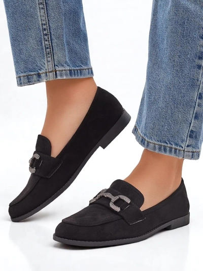 Royalfashion Elegantne ženske čevlje z okrasjem iz cirkonov Zante