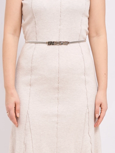 Ženski kovinski srebrni pas Heraklesa Greca glamour stilski 64-100 cm