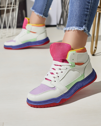 Kolorowe sportowe sneakersy damskie Aopp- Obuwie