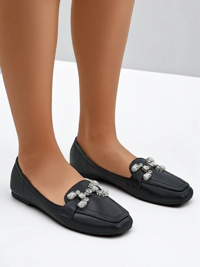 Royalfashion ženske mokasine z diamanti Lecilla