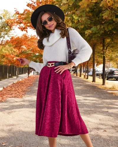Royalfashion Ženska midi suknja
