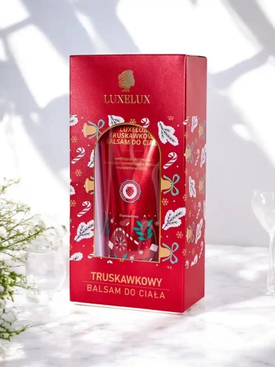 Luxelux božični balzam za telo z vonjem po jagodi 300 ml