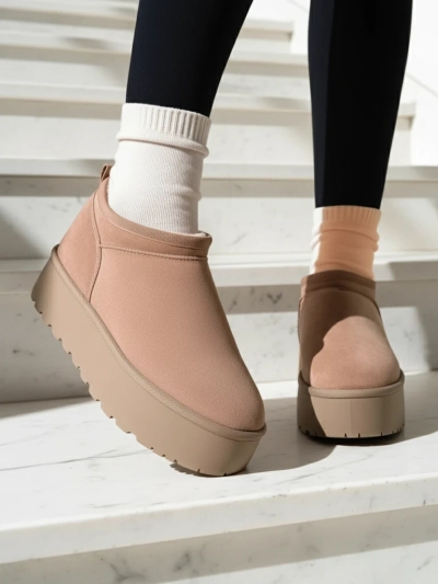 Royalfashion Ženski kratki škornji a'la snežni škornji Ozozi