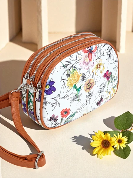 Royalfashion Majhna ženska torbica iz ekološkega usnja Floriana