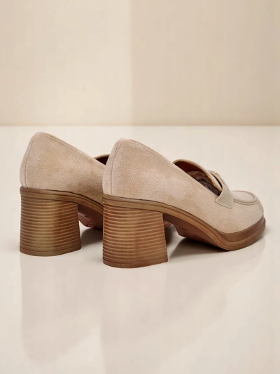 Royalfashion ženski loaferji z blok peto Evelay