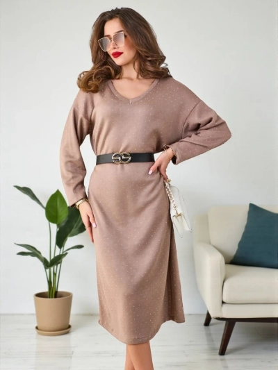 Royalfashion Ženski pulover obleka