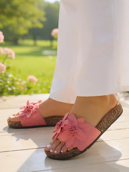 Royalfashion Ženske sandale z cvetlicami Foules
