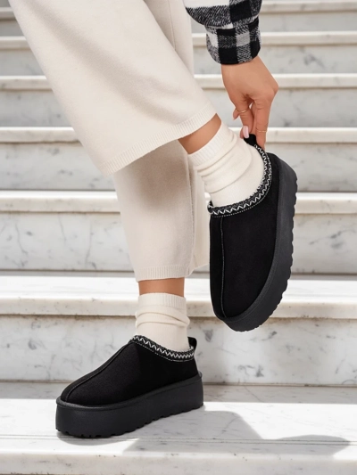 Royalfashion Ženski kratki škornji Zommy a'la snow boots