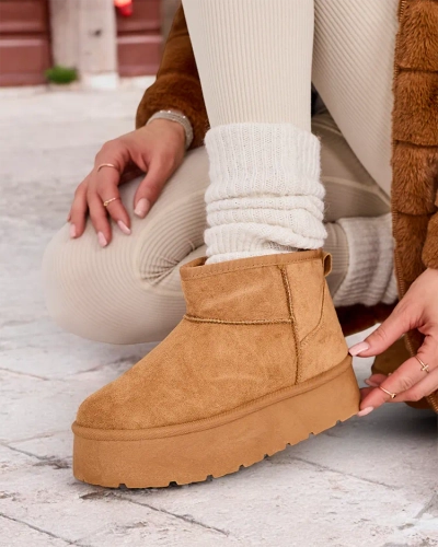 Royalfashion Kratki ženski zimski čevlji po vzoru Hawannija