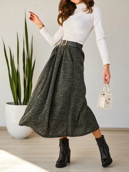 Royalfashion Damski midi krilo