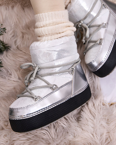 Royalfashion Ženski škornji z vezalkami Yevnoie