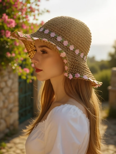 Royalfashion Ženski slamnik Malvera