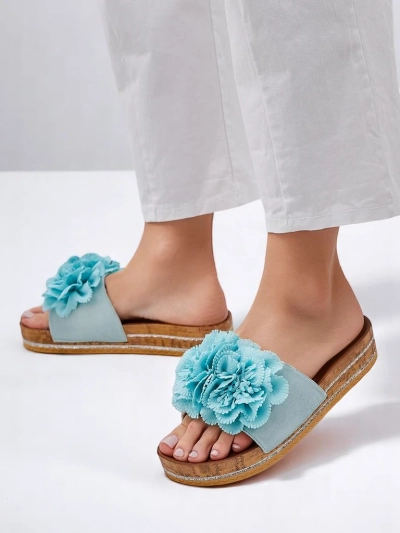Royalfashion Ženske japonke s cvetlicami Focce
