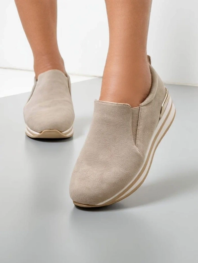 Royalfashion Ženski loafers iz ekološke suede Rabbite