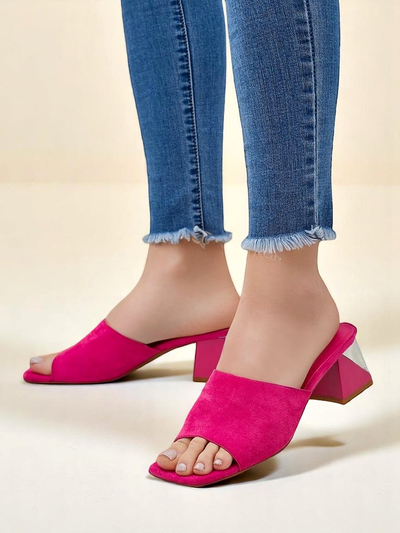 Royalfashion ženski natikači z okrasnimi petami Vollatie