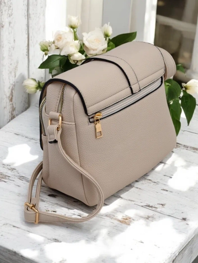 Royalfashion Večnamenska kvadratna torba iz ekološke kože