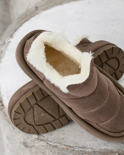 Royalfashion Ženski kratki škornji Zoeno a'la snow boots