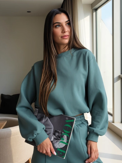 Royalfashion bombažni ženski trenirki set
