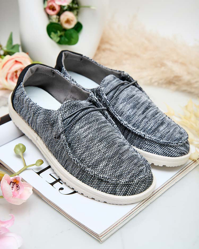 Royalfashion Ženski polpravi čevlji s čipko