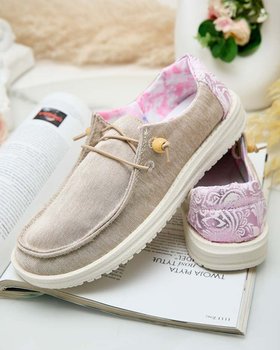 Royalfashion Women's Treppes Lace-up Half Shoes