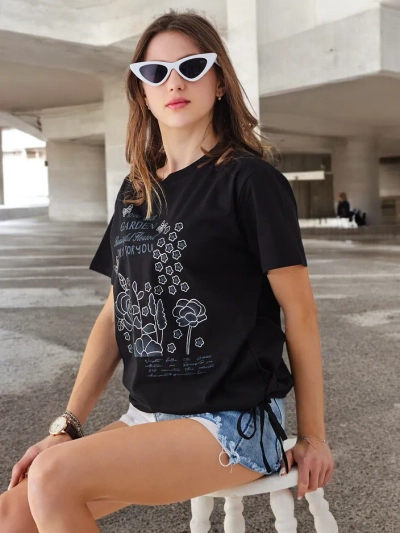 Royalfashion Ženska bombažna bluzo z napisom