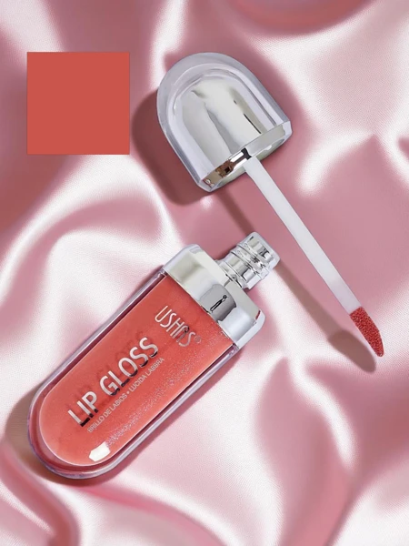 USHAS Bleščeči lip gloss odtenek Deep Pink