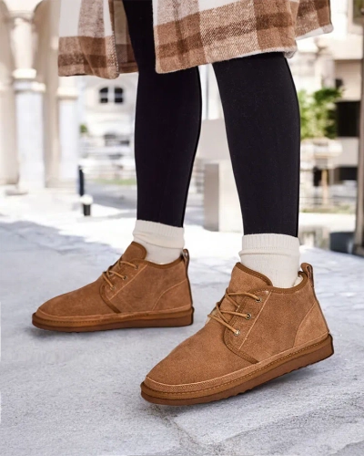 Royalfashion Camel Moški škornji a'la snow boots Gavin