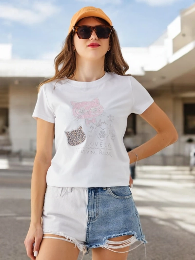 Royalfashion Ženska bombažna bluza