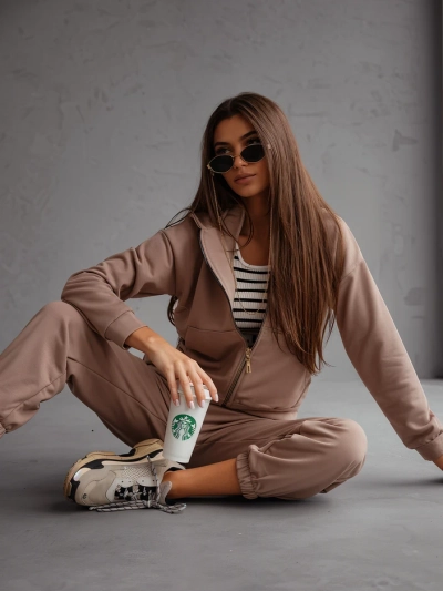 Royalfashion Ženski bombažni trenirki set