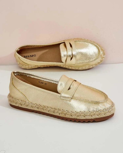 Royalfashion Ženski mokasini iz semiša eko Monum