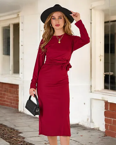 Royalfashion Ženska midi obleka