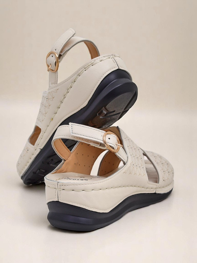 Royalfashion ženski sandali z nizko peto Comfort Chic