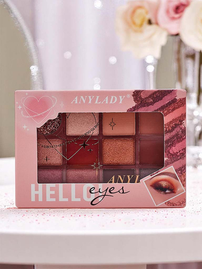 Paleta 12 senčil za oči Ruby Glamour
