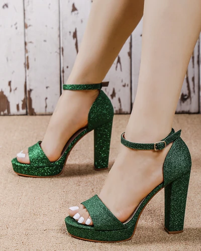 Royalfashion Glitter ženske sandale Vobetta