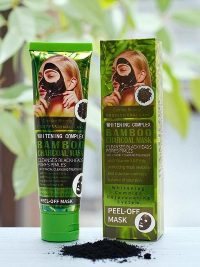 Ogljena maska Aureliana – čistilna peel-off maska z bambusovim ogljem