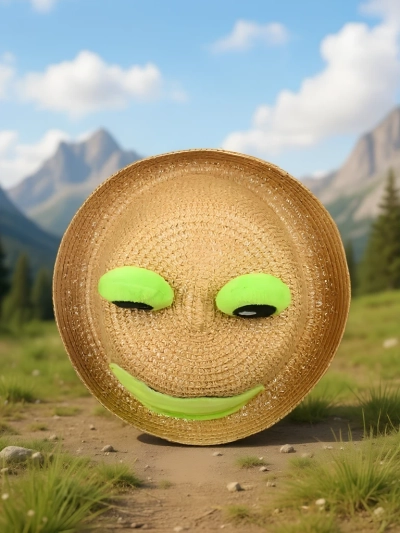 Royalfashion Otroški slamnik Froggy senčnik