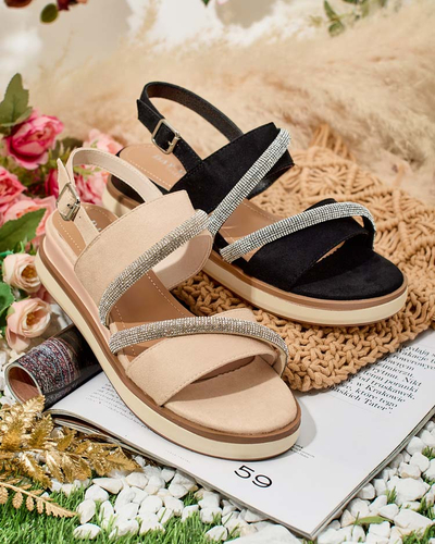 Royalfashion Ženski sandali Obissa z nizko peto