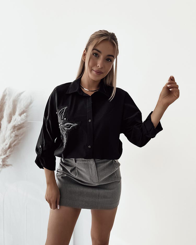 Royalfashion Ženska srajca z našitkom