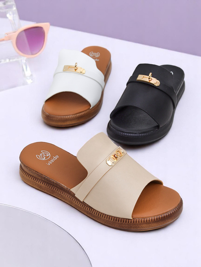 Royalfashion Ženski sandali z ravnim podplatom Rhapsody