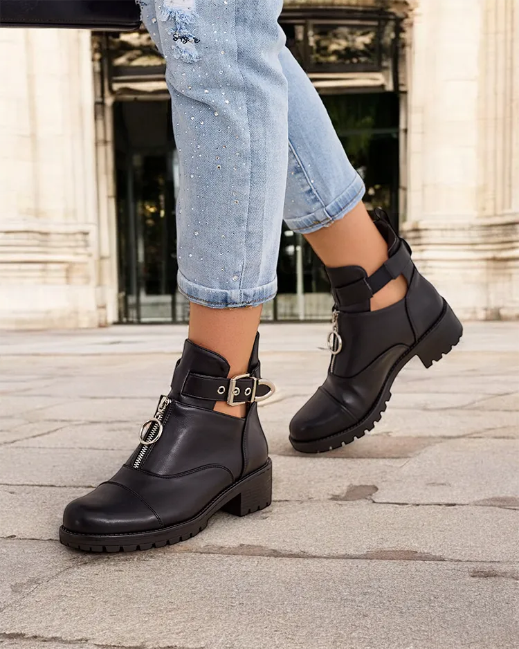 Royalfashion Ċrieti ankle tal-passi tal-punent tip Komoves