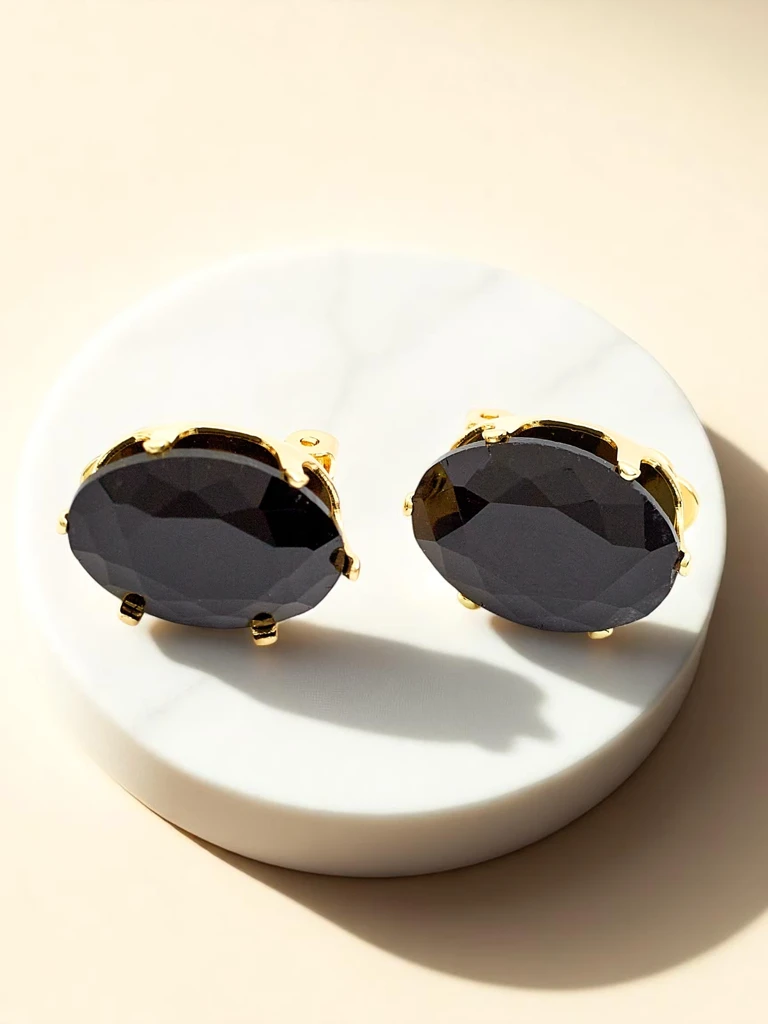 Royalfashion Ženske minđuše sa kopčom sa kristalom