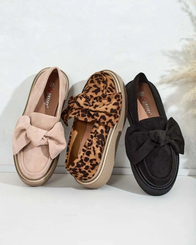 Royalfashion Ženski polpravi čevlji z lokom Eriz