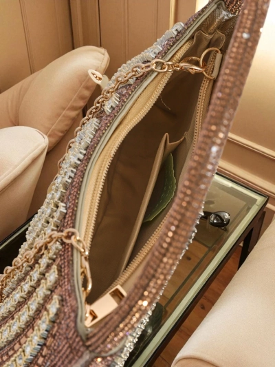 Royalfashion Ženska ročna torbica s cirkoni Sova Glint