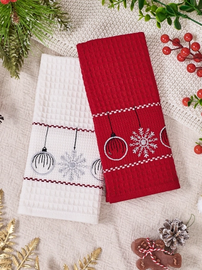 Royalfashion Praznični set ručnika Srećna Nova godina