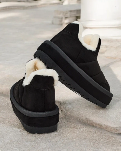 Royalfashion Ženski kratki škornji Zoeno a'la snow boots